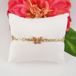 Butterfly Gold Plated Bracelet